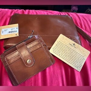 Patricia Nash Purse with handheld clutch and wallet